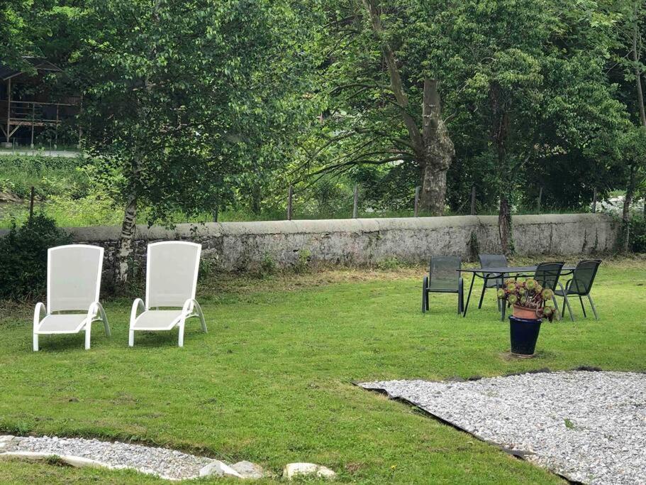 Apartmán Au Bord Du Gave Laruns Exteriér fotografie